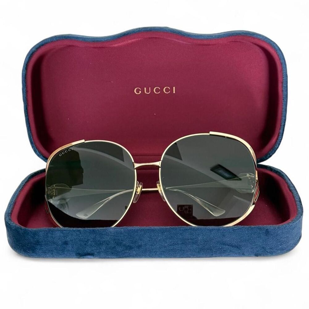 Authentic Gucci Oversized GG0225S Sunglasses